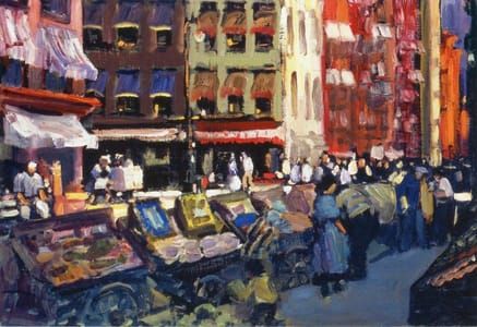 Artwork Title: Thompson and Bleecker Streets
