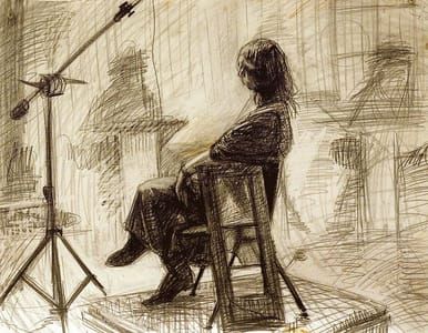 Artwork Title: Charcoal Sketch