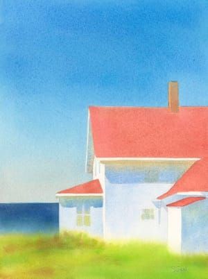 Artwork Title: Indigo Sea, Monhegan