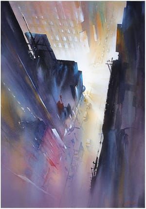 Artwork Title: Night in the City