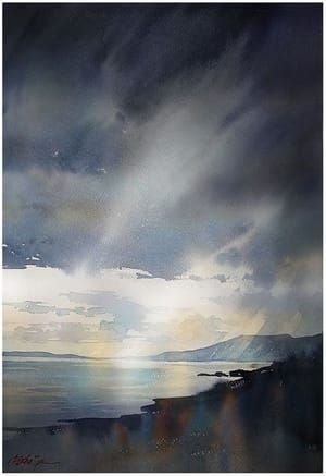 Artwork Title: Where the Mountains Sweep Down to the Sea - Mountains of Mourne