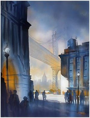 Artwork Title: Brooklyn in Blue