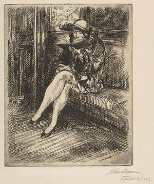 Artwork Title: Reading In The Subway