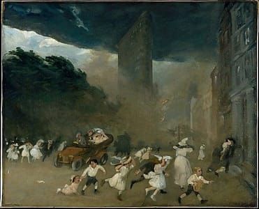 Artwork Title: Dust Storm, Fifth Avenue