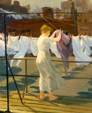 Artwork Title: Sun And Wind On The Roof
