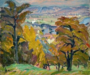 Artwork Title: The “Blue Wonder” in Autumn, c