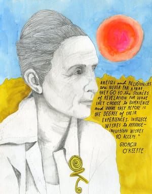 Artwork Title: Georgia O'Keeffe