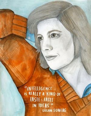 Artwork Title: Susan Sontag