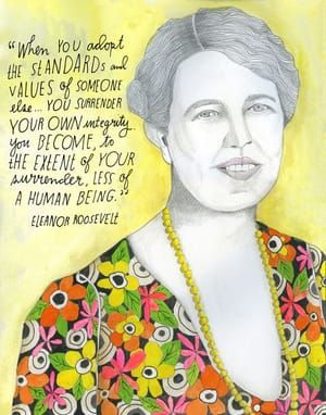 Artwork Title: Eleanor Roosevelt