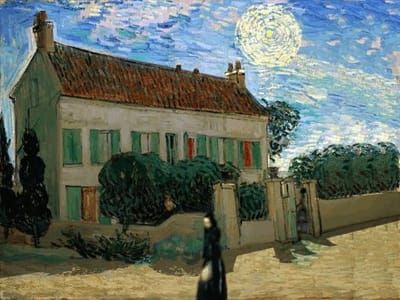 Artwork Title: After Van Gogh's White House at Night