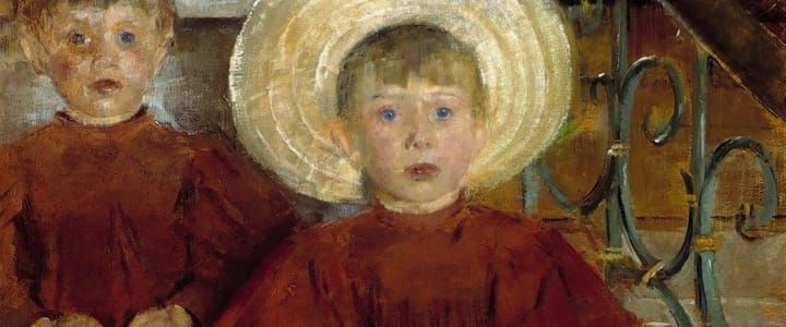 Artwork Title: Children on the Stairs