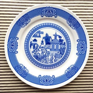 Artwork Title: Calamityware, Plate 2: Giant Robot
