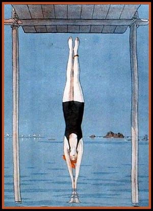 Artwork Title: Le plongeon – La Vie Parisienne