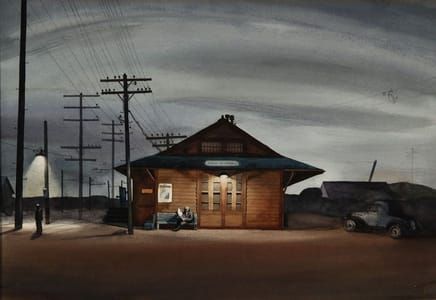 Artwork Title: San Dimas Train Station