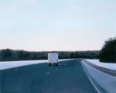 Artwork Title: Just Leaving, Early Light,     January
