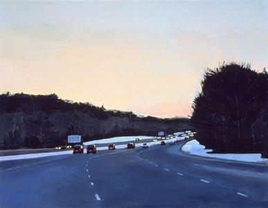 Artwork Title: Cold January Drive.      May