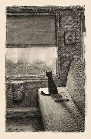 Artwork Title: Trainy Day