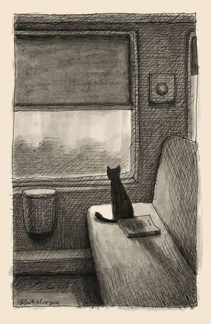Artwork Title: Trainy Day
