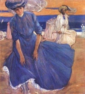Artwork Title: Windy Day at the Beach