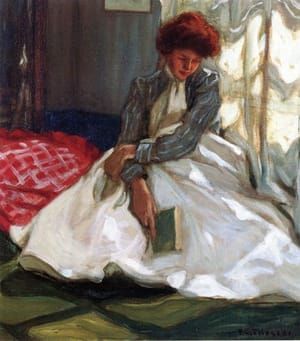 Artwork Title: Woman with A Book