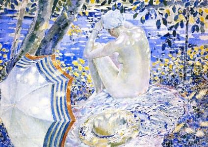 Artwork Title: On the Bank