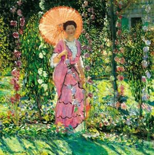 Artwork Title: The Hollyhocks