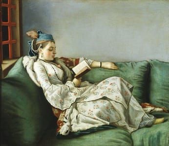 Artwork Title: Portrait of Maria Adelaide of France in Turkish-style clothes