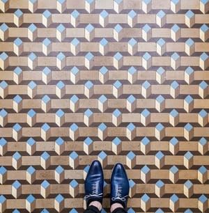 Artwork Title: Barcelona Floors  Hotel Praktik