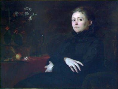 Artwork Title: The Artist Harriet Backer