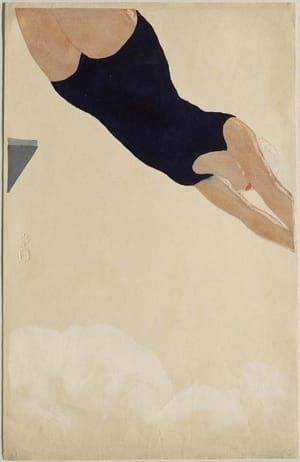 Artwork Title: Diving