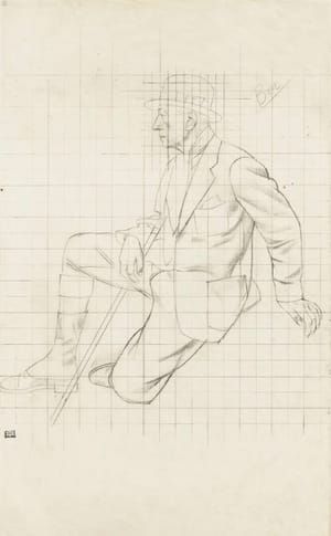Artwork Title: Self Portrait in Treuzy