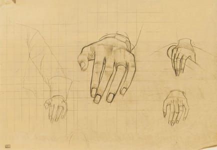 Artwork Title: Sketch for the Portraits of the Maharajah and Maharani of Indore