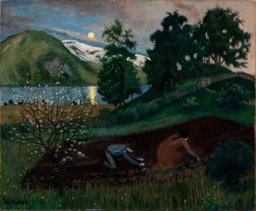 Artwork Title: Vårnatt i Hagen