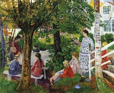 Artwork Title: Birthday in the Garden
