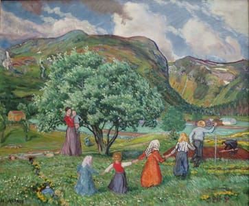 Artwork Title: Summer and Playing Children