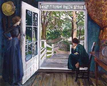 Artwork Title: By the Open Door