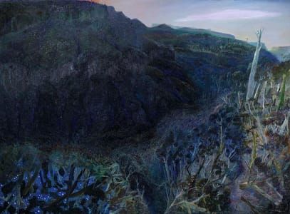 Artwork Title: Clear Early Night, Numinbah' 1998