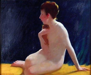 Artwork Title: Nude Bathed in Sunlight