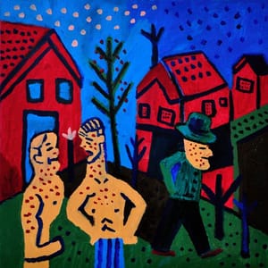 Artwork Title: At the Village
