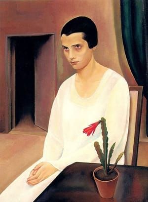 Artwork Title: Dame in Weiß (Fräulein Sokal)