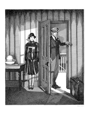 Artwork Title: Scene from British silent film 'Underground’ (dir. Anthony Asquith/ 1928)