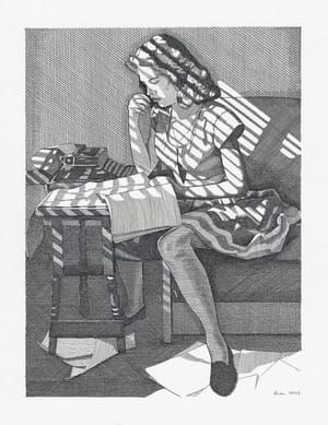 Artwork Title: Homework (after photograph by Martha Holmes)