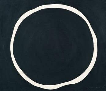 Artwork Title: White Circle
