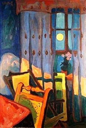 Artwork Title: Evening in the room
