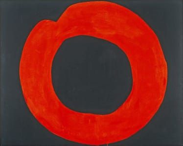 Artwork Title: Red Circle on Black