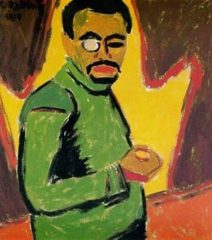 Artwork Title: Self-Portrait with Monocle