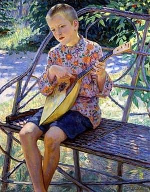 Artwork Title: Portrait of Artist's Son, Klaus Erhardt