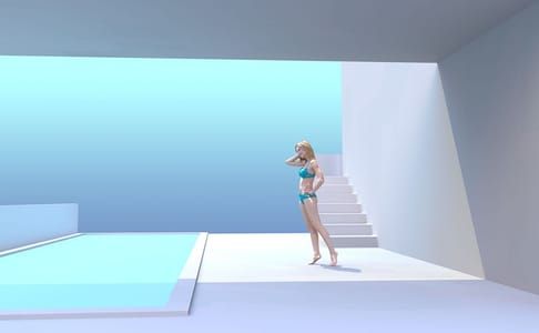 Artwork Title: Porcelain blue Girl