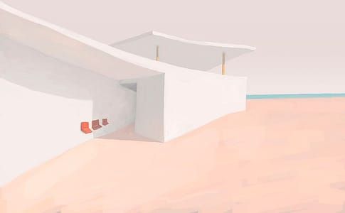 Artwork Title: Beach changing rooms