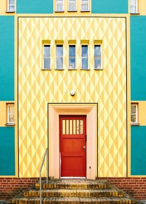 Artwork Title: Bruno Taut's Gartenstadt Falkenberg, Berlin